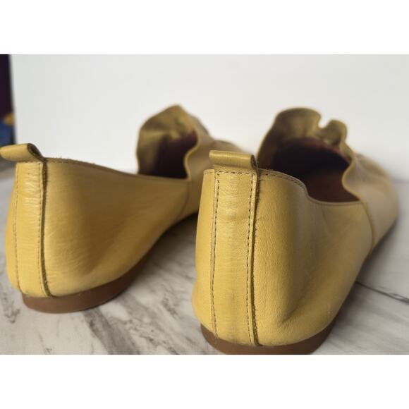 Sheridan Mia Darby Flat Yellow EU 42 / US 11 Buttery Soft Leather, D’Orsay Chic - Picture 10 of 12